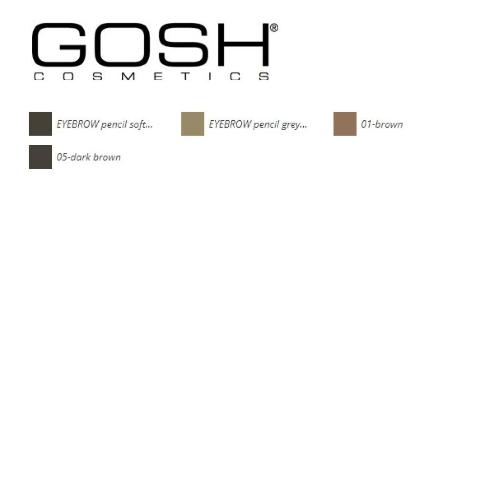 Gosh Eyebrow Pencil Grey Brown