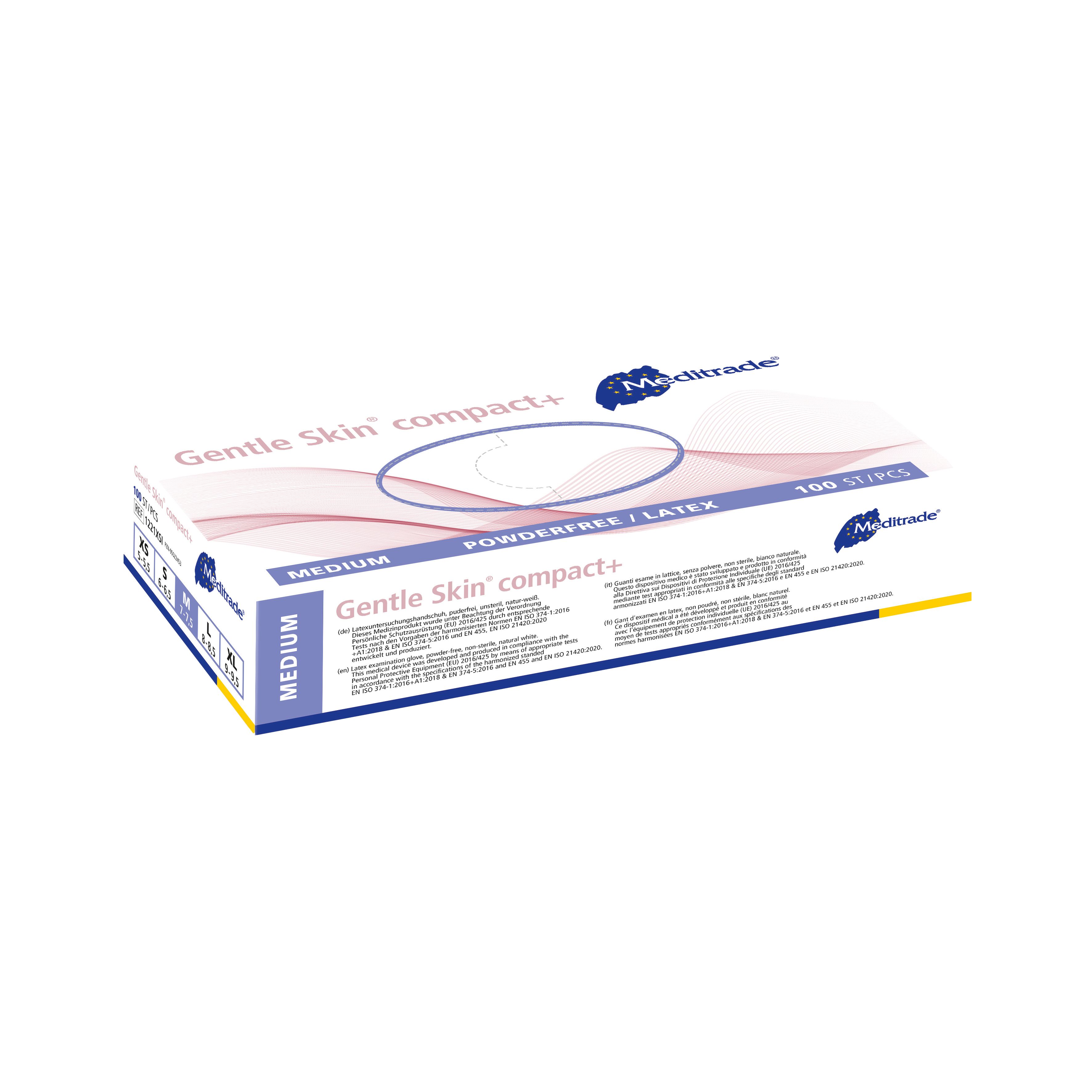 Meditrade Gentle Skin® compact+ Latex Einweghandschuh
