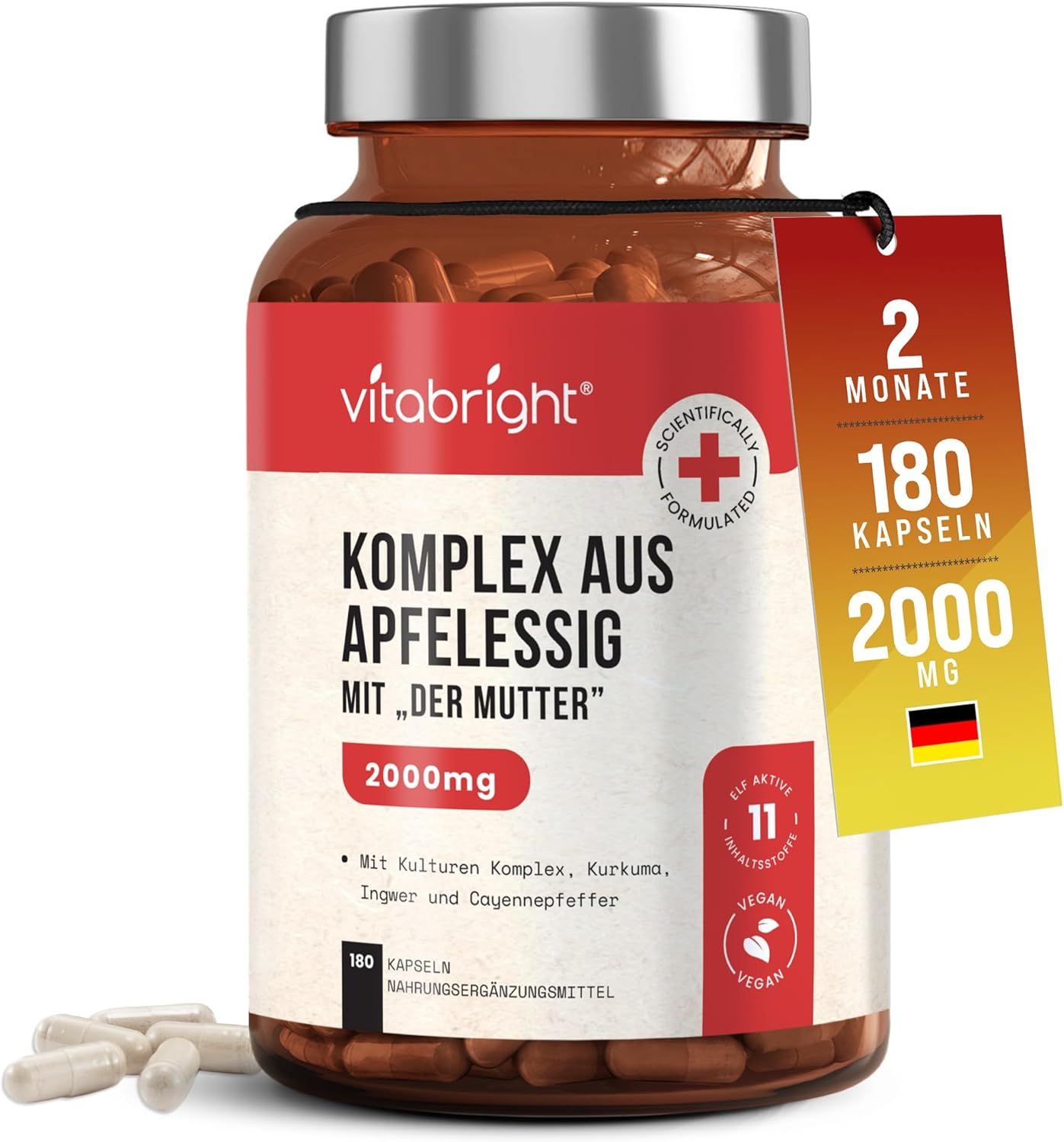 VitaBright Apfelessig Kapseln