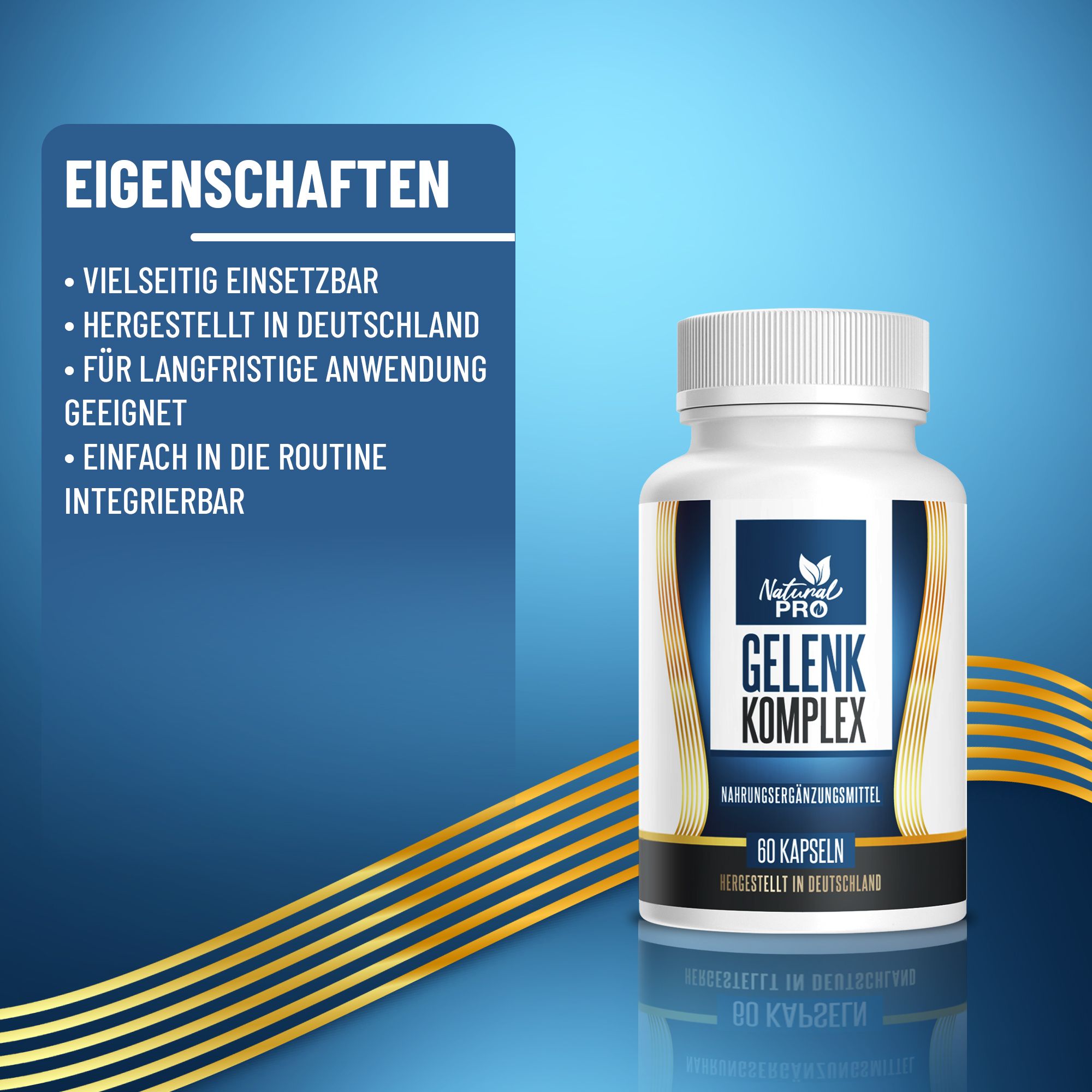 Eigenschaften: Vielseitig einsetzbar, hergestellt in Deutschland, für langfristige Anwendung geeignet, einfach in die Routine integrierbar. Flasche.