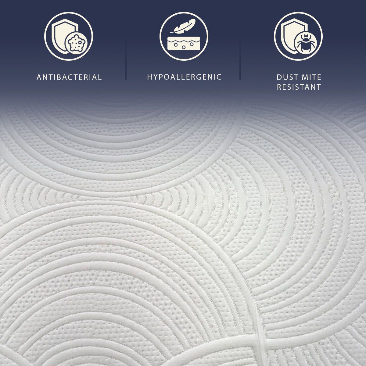 The White Stone Matratze 120x200 Memory Foam Breeze und Taschenfedern | Höhe 30 cm