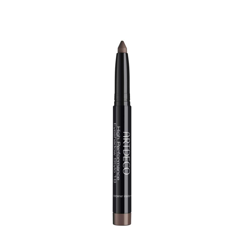 ARTDECO High Performance Eyeshadow Stylo in dunklem Braun, aufgedreht.