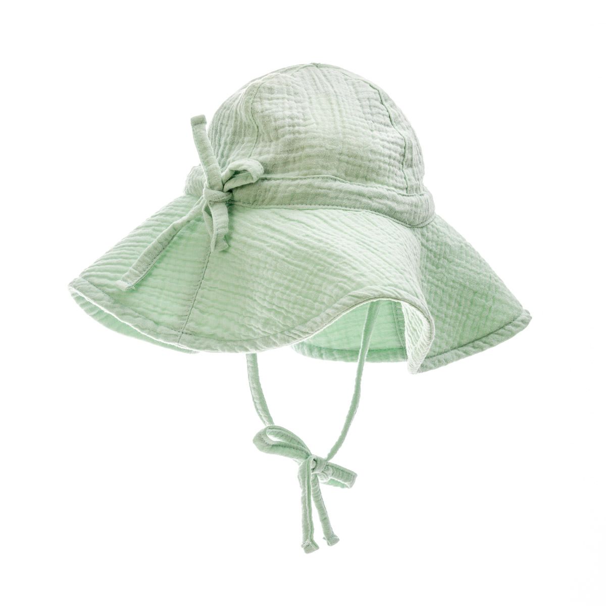 T-TOMI Musselin Hut Mint (6-12 Monate)