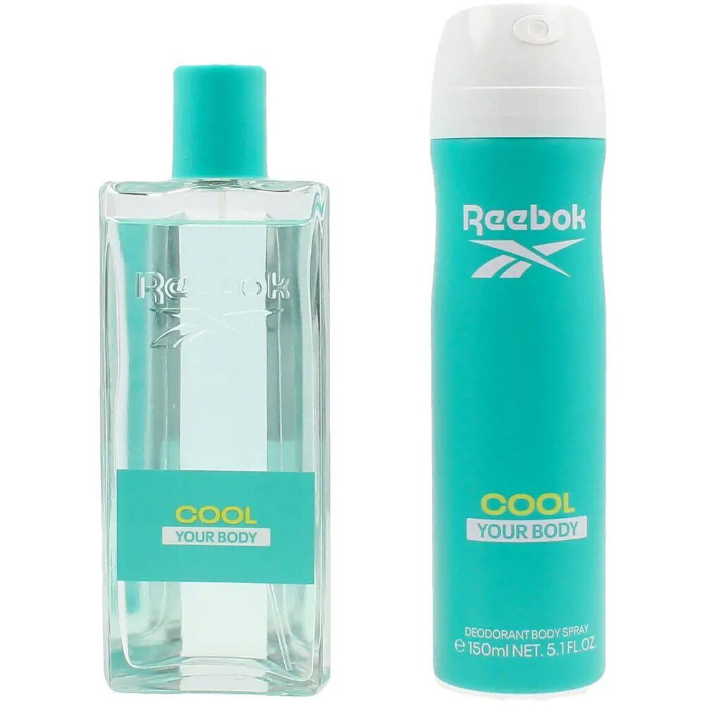 Reebok Set mit Eau de Toilette und Deodorant Spray für Damen, Duft COOL YOUR BODY.