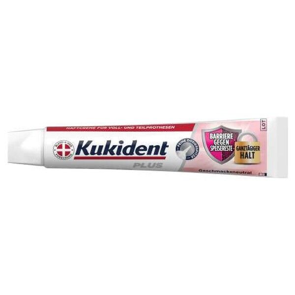 Kukident Plus Barriere Gegen Speisereste Haftcreme, Geschmacksneutral