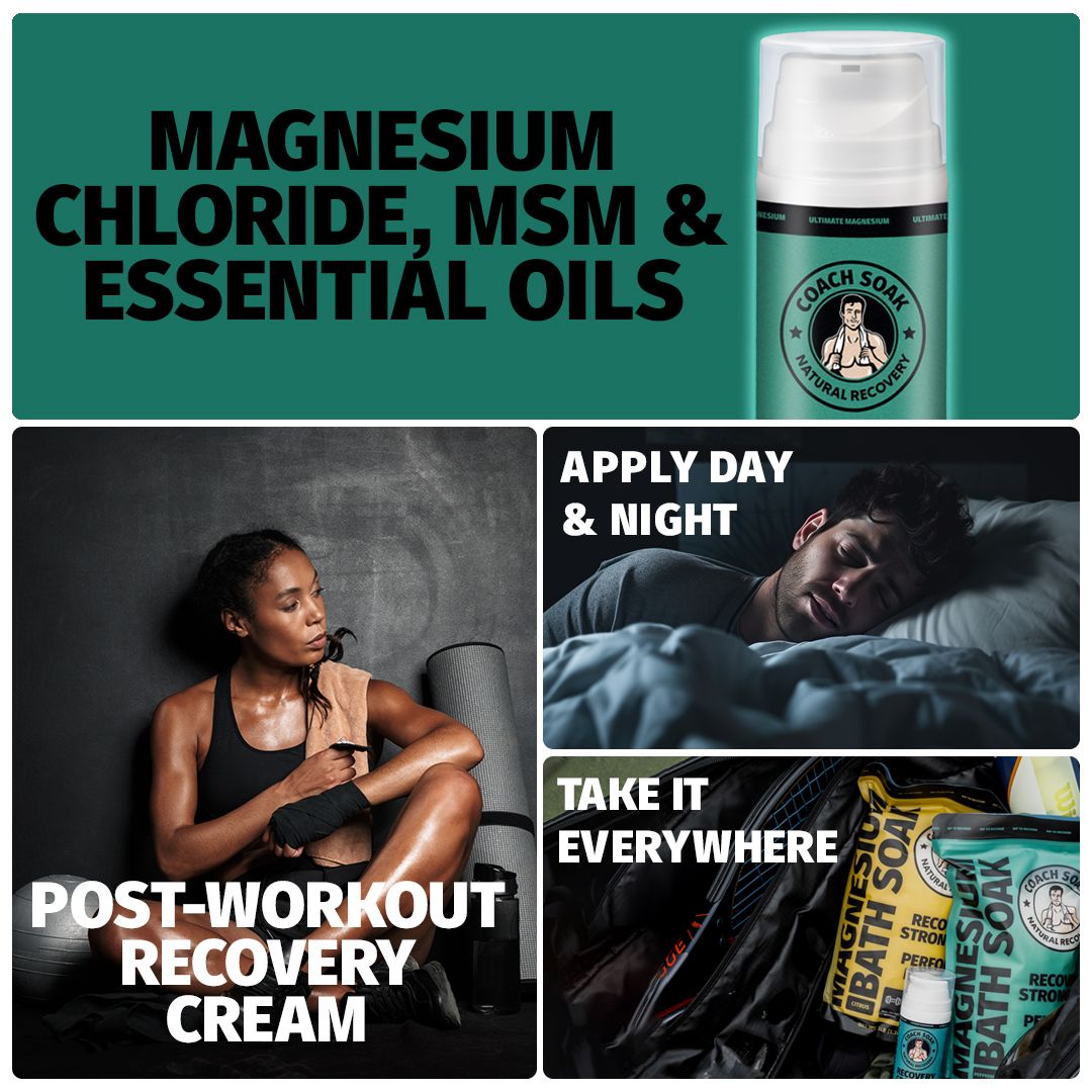 Coach Soak Muskelregenerationscreme – Kühlendes Menthol