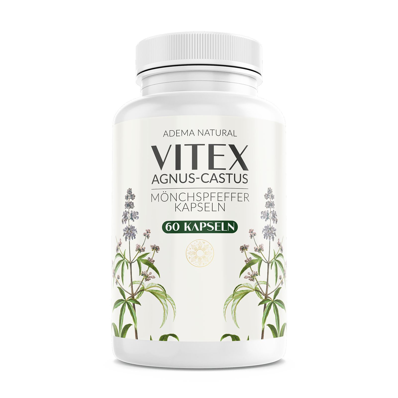 Adema Natural® | Mönchspfeffer Kapseln hochdosiert | Hormon Balance