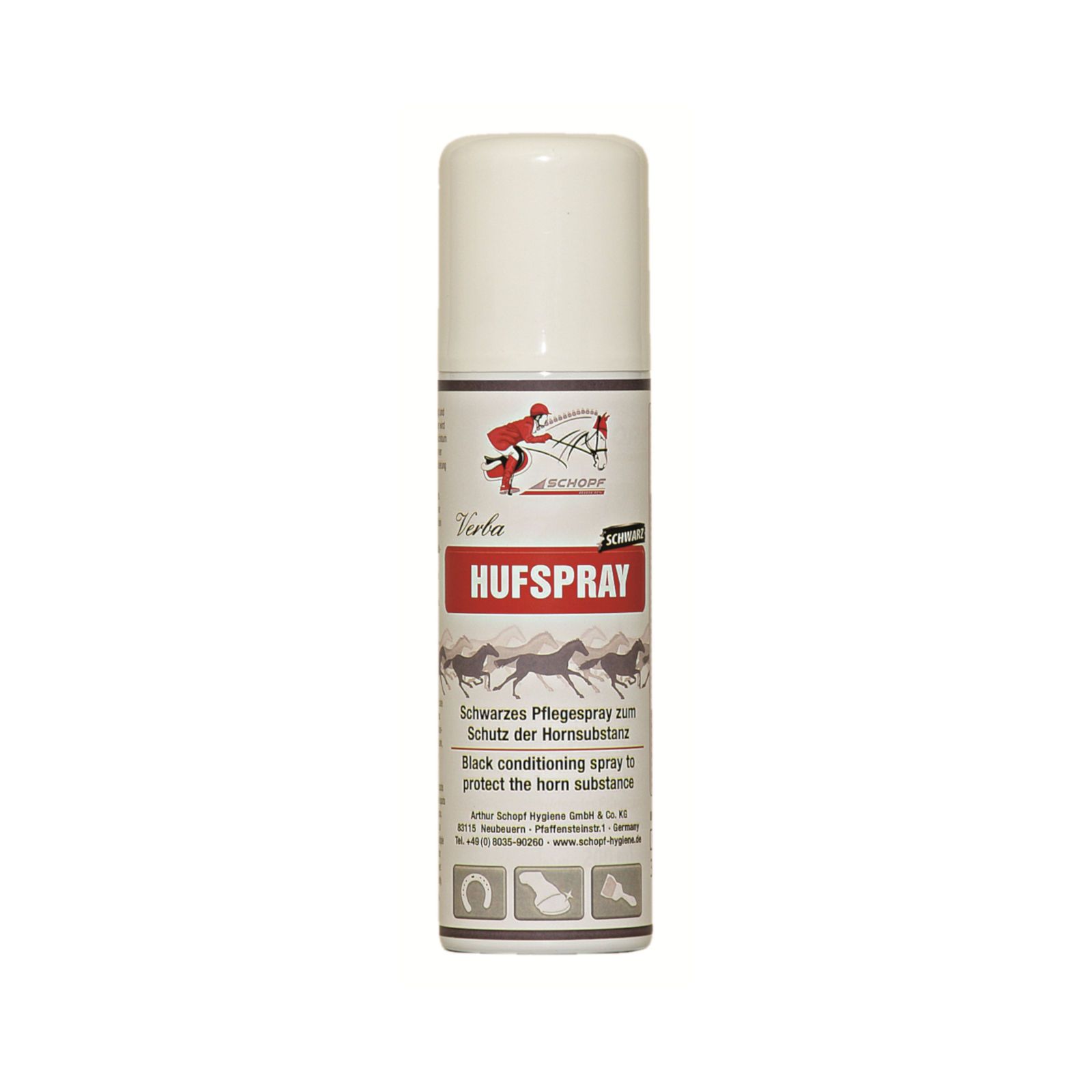 Schopf Riders Verba Hufspray schwarz