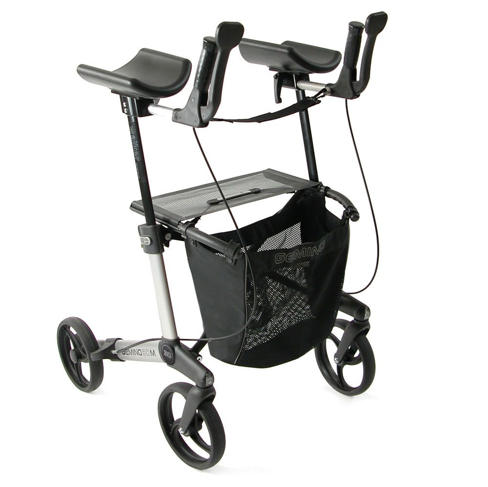 Sunrise Medical Gemino 30 Walker Leichtgewicht-Rollator mit Unterarmgehstützen