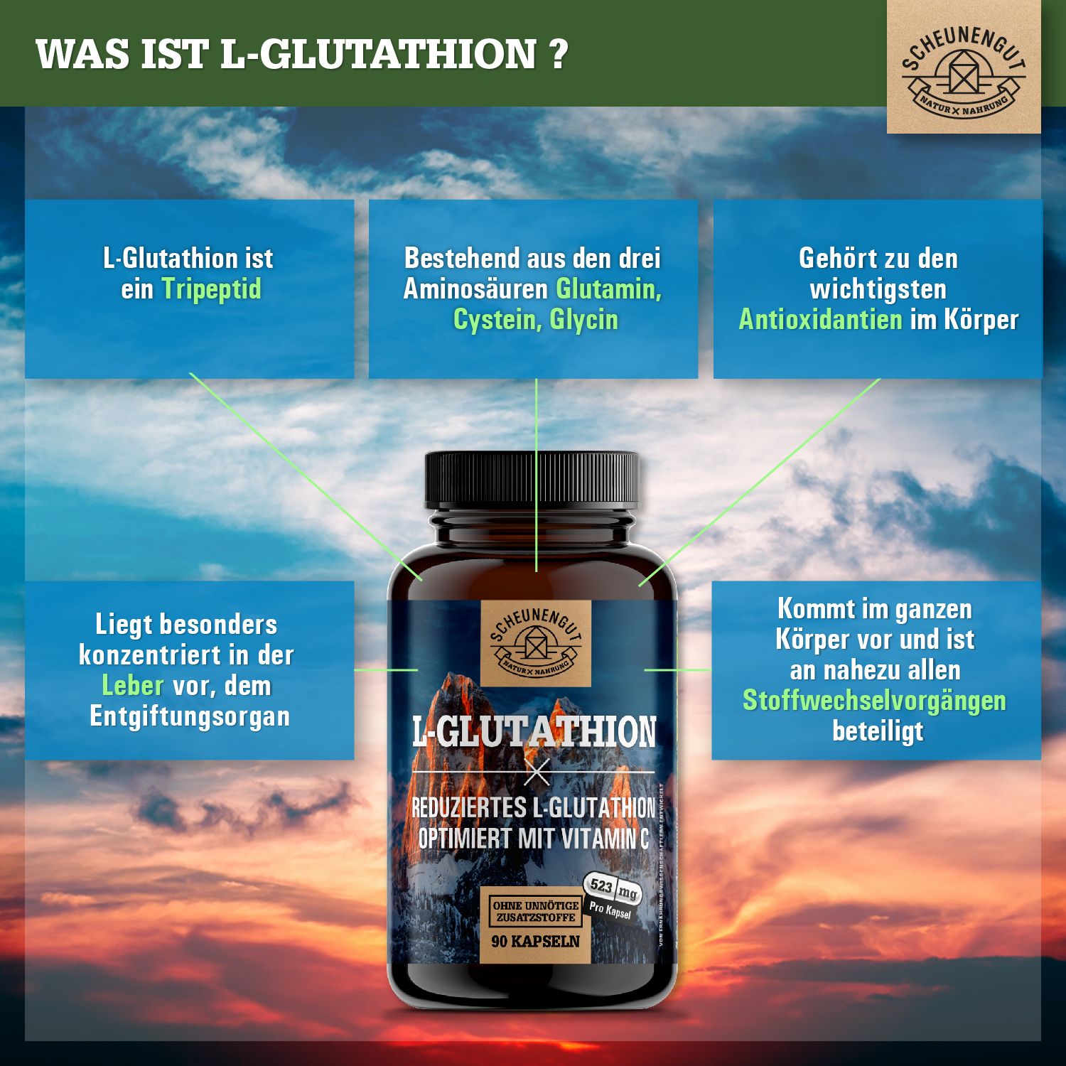 Scheunengut® Reduziertes L-Glutathion