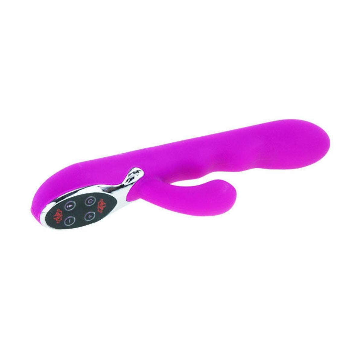Rabbitvibrator “Crazy” mit Temperatur-Funktion | 10 Vibrationsmodi | Pretty Love