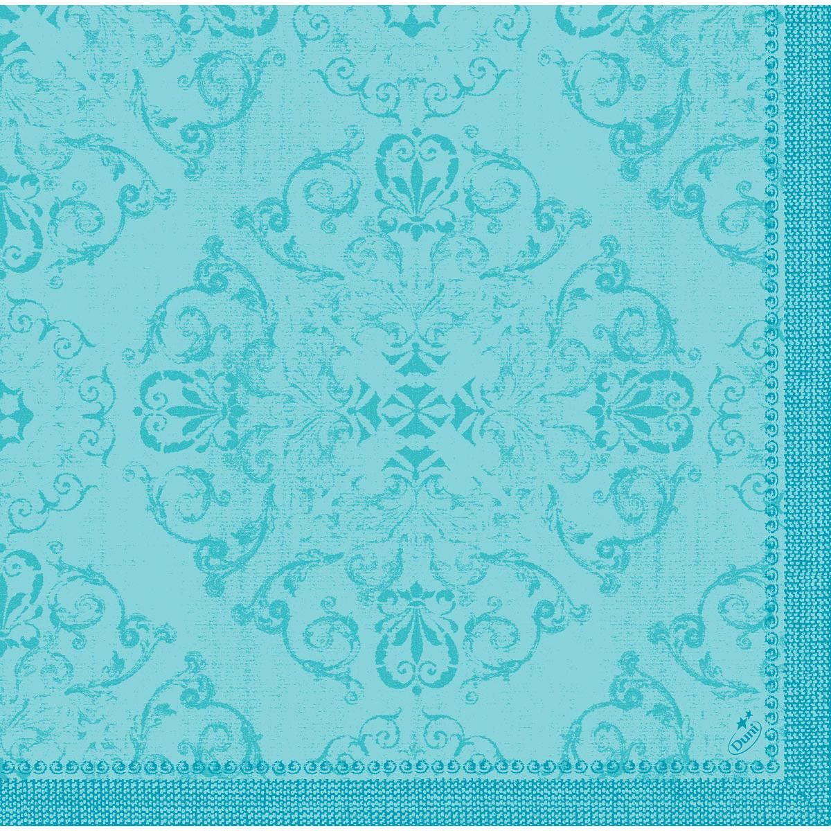 Dunilin-Servietten 40 x 40  1/4 Falz Opulent mint blue