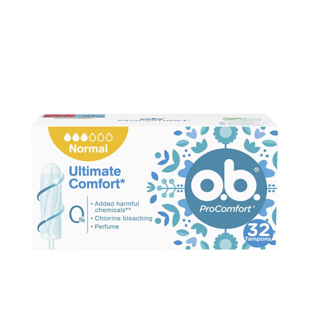 o.b Pro Comfort Normal Tampons 32 Units