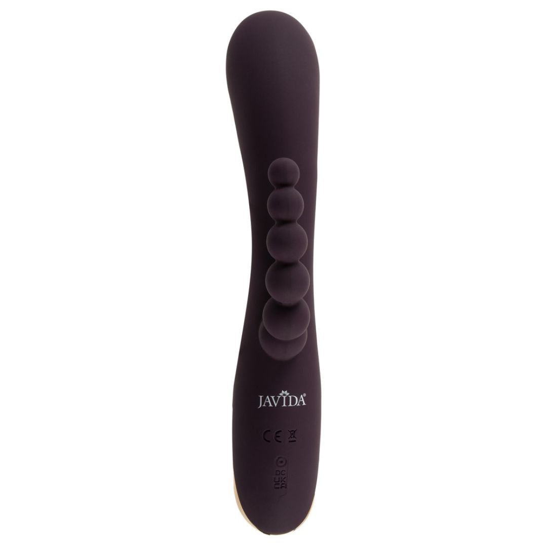 Rabbitvibrator „Triple Vibrator“ mit Analstimulator | 10 Vibrationsmodi | Javida