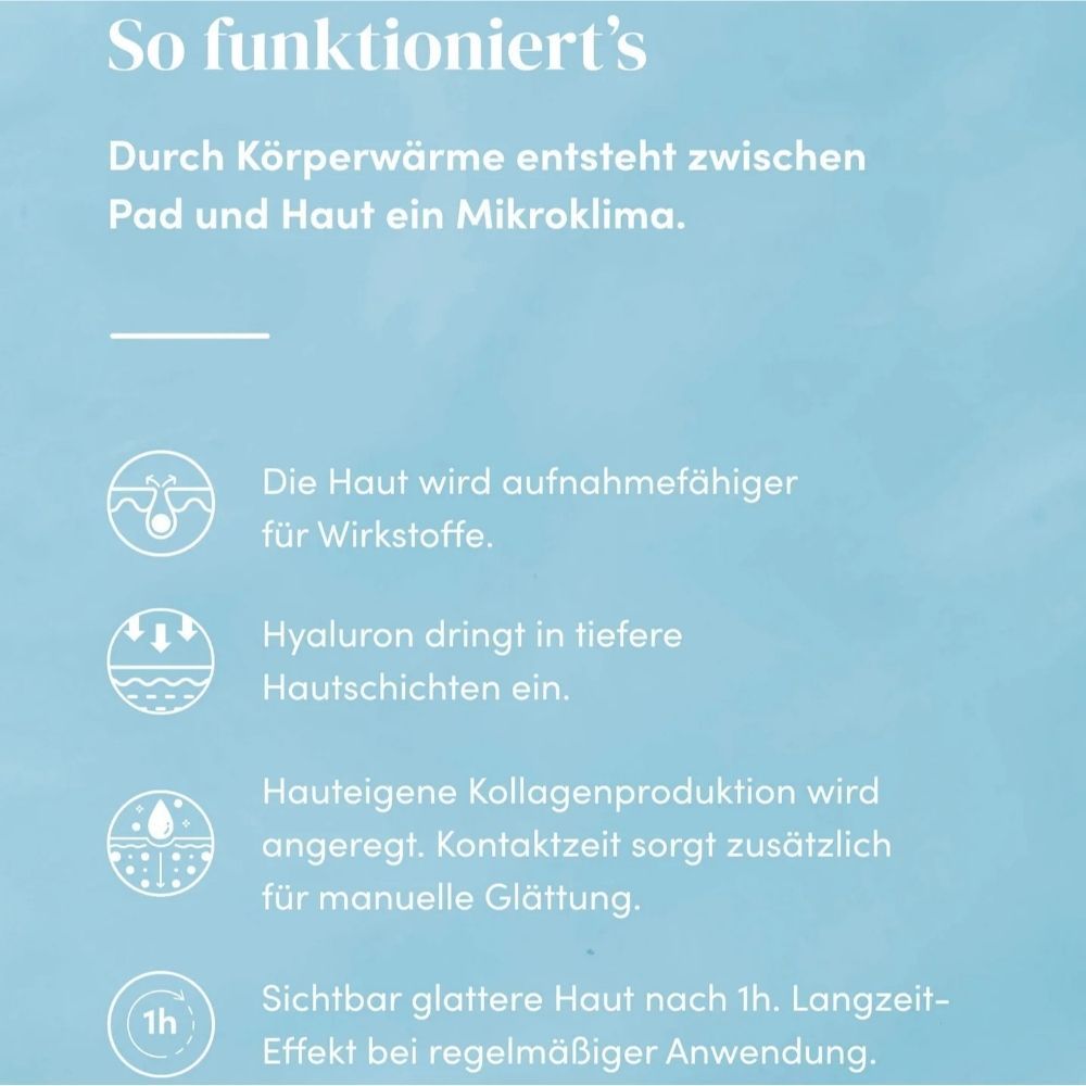 APRICOT Dekolleté Pflege-Set – Hyaluron Silikonpad + Silikonpad-Reiniger