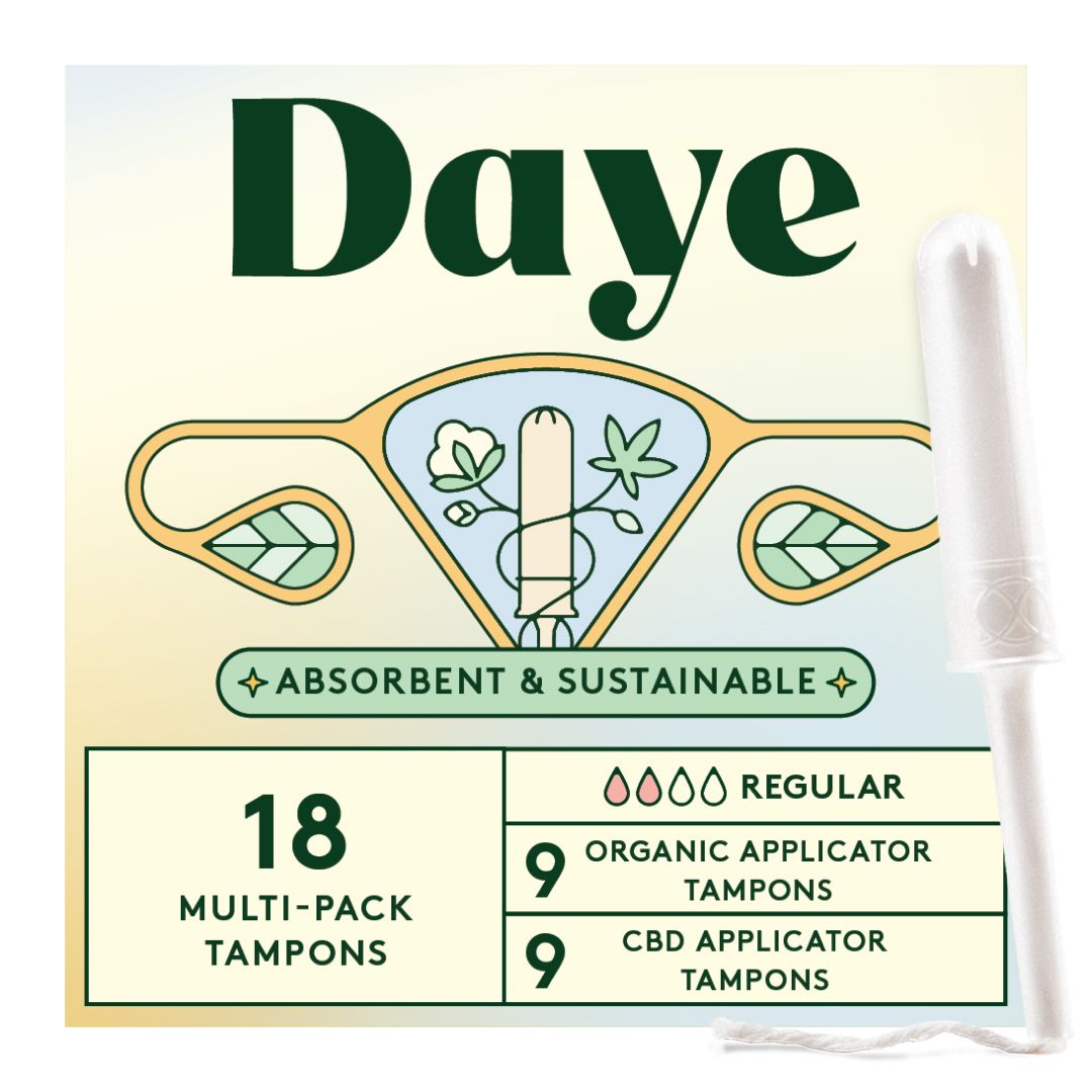 Daye Schadstofffreie Tampons Gemischt – Normal (Bio & CBD)