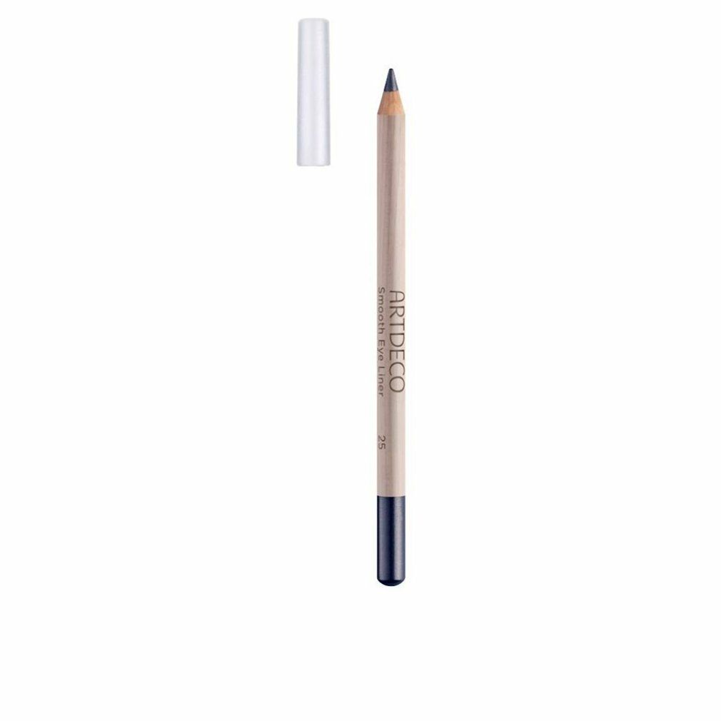 Artdeco Smooth Eye Liner. Holzstift mit schwarzer Spitze, dunklem Ende und separater Kappe. Aufschrift: Smooth Eye Liner.