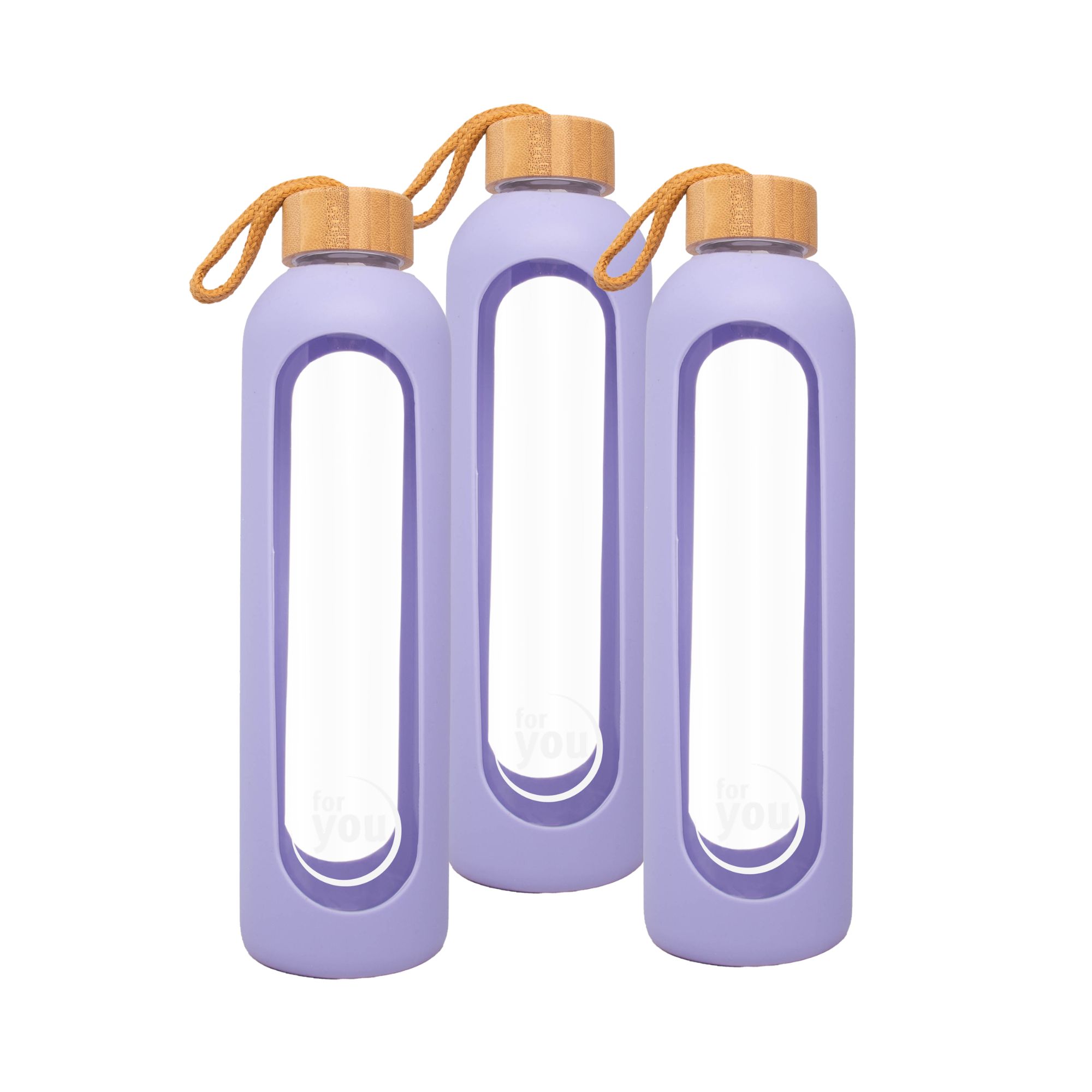 for you Nachhaltige Trinkflasche Dreierpack