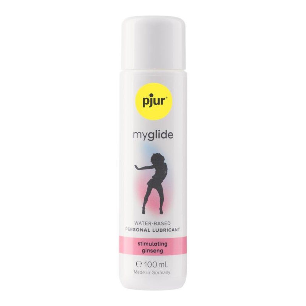 PJUR myglide Gleitmittel, 100ml, Wasserbasiert, mit Ginseng.