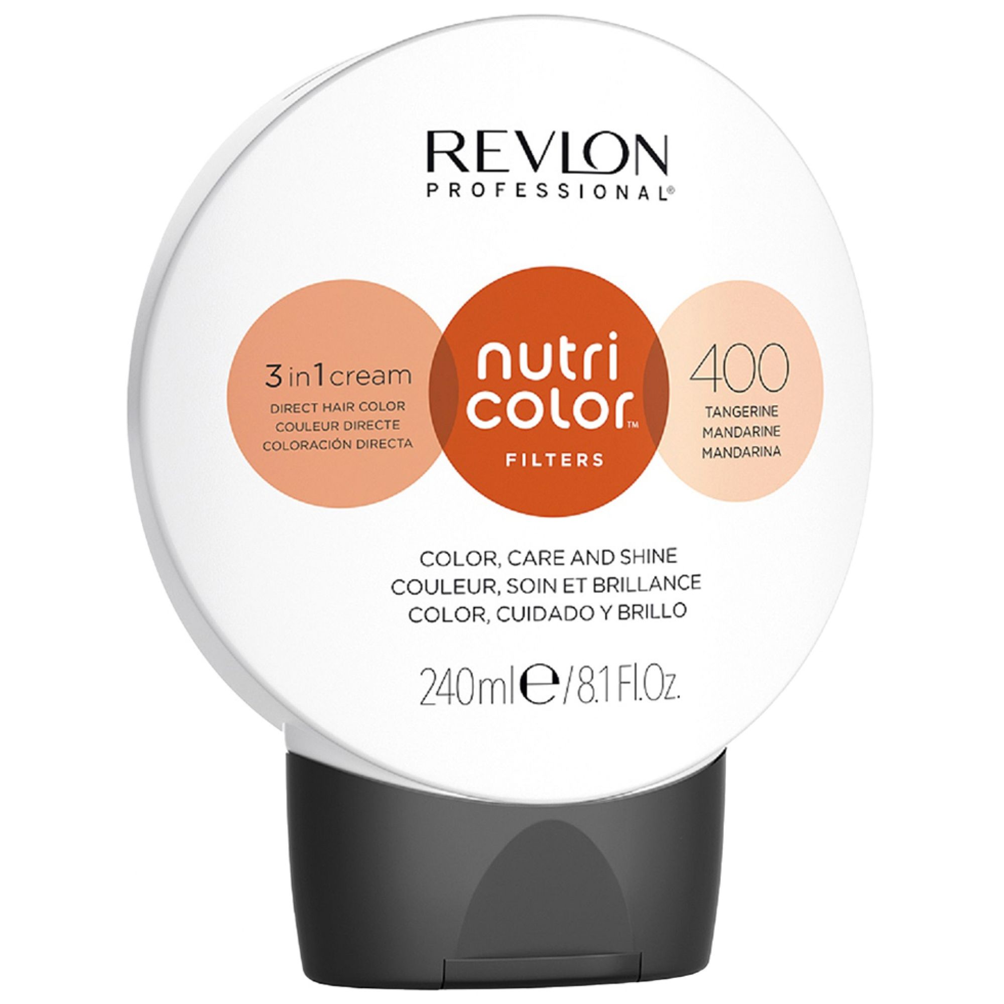 Revlon Professional Nutri Color Filters 400 Tangerine 3-in-1 Cream, 240ml.