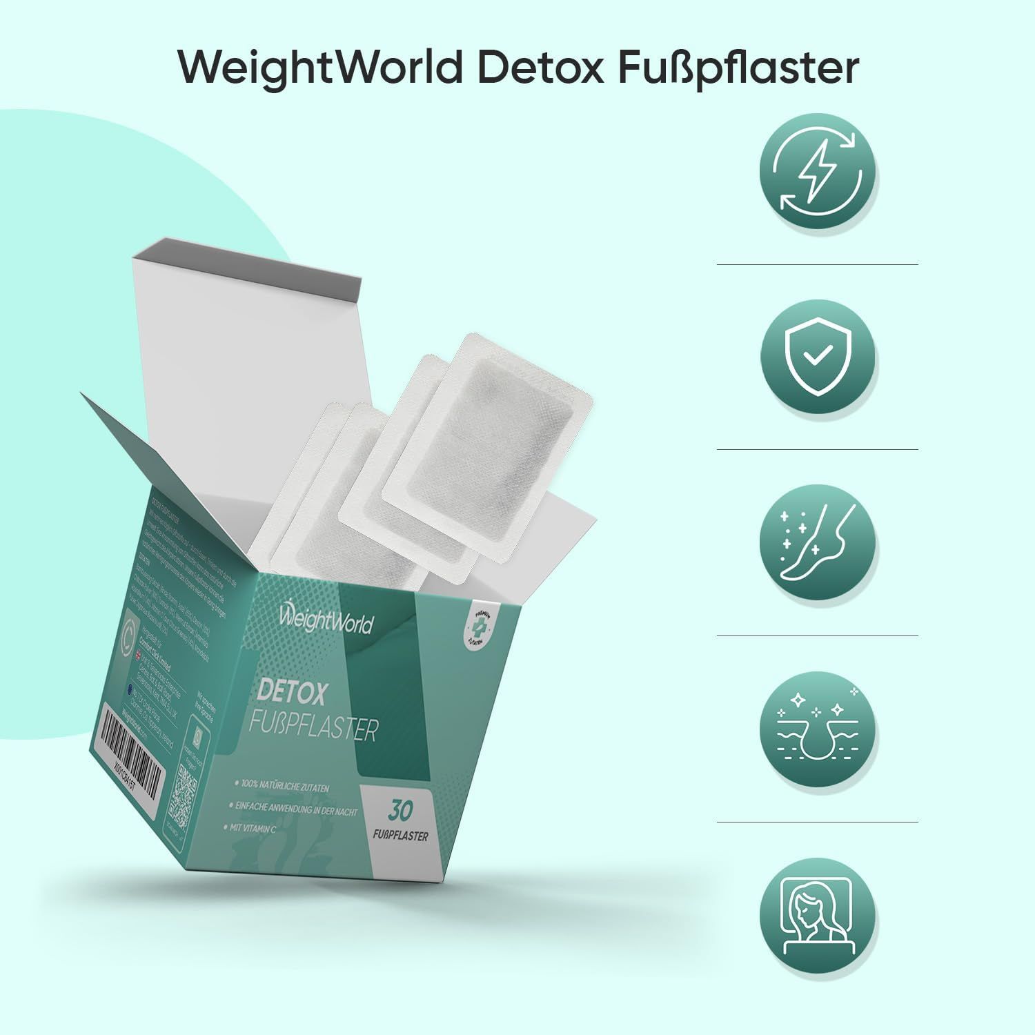 WeightWorld Detox Fußpflaster