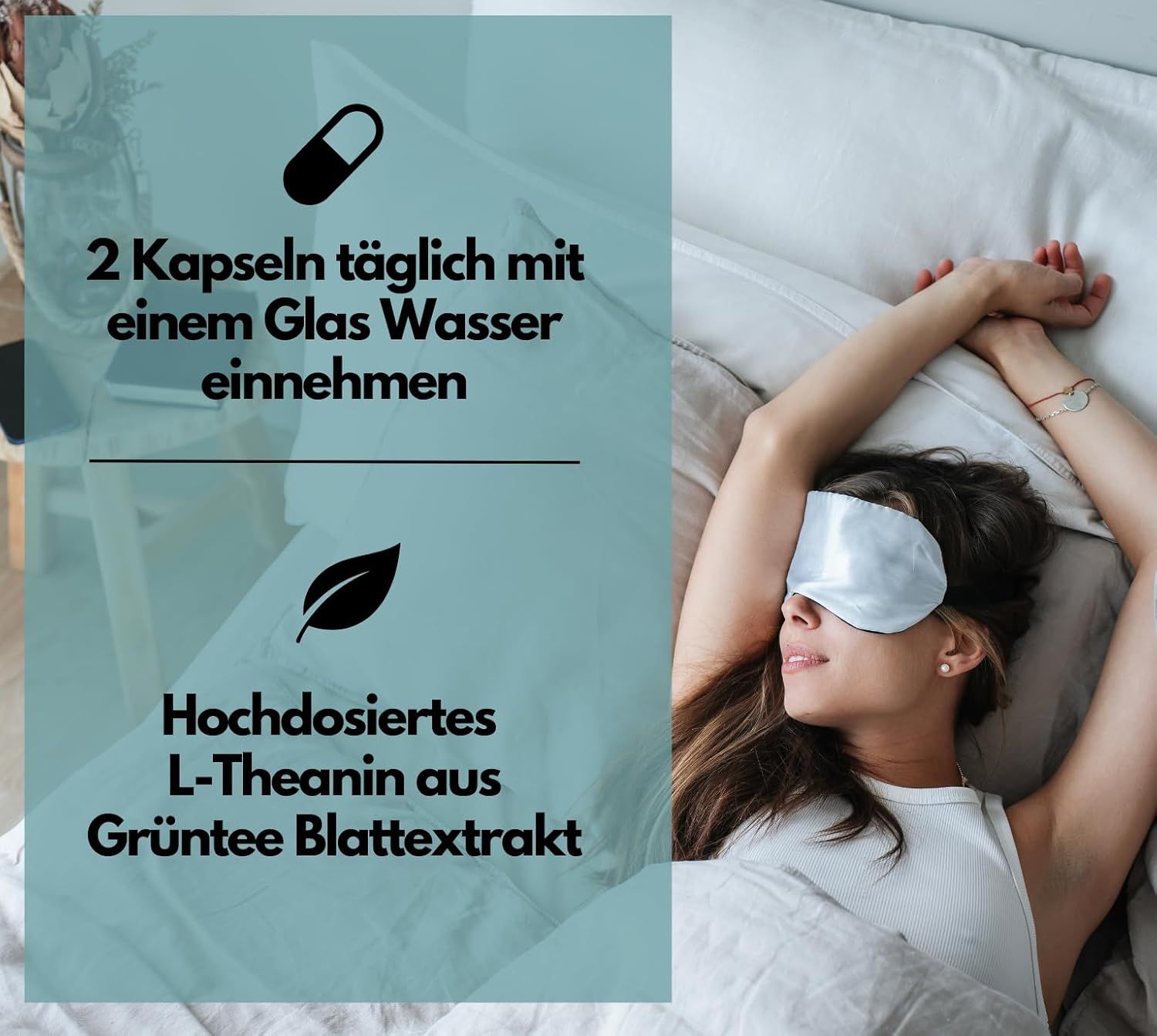 EXVital® L-Theanin Komplex Kapseln mit Magnesium, Ashwagandha & Vitamin B6
