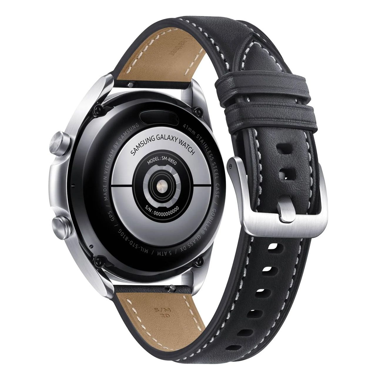 Pulsuhr / Tracker Samsung - SmartWatch - Samsung Galaxy 3 SM-R850 mystic silver 41mm