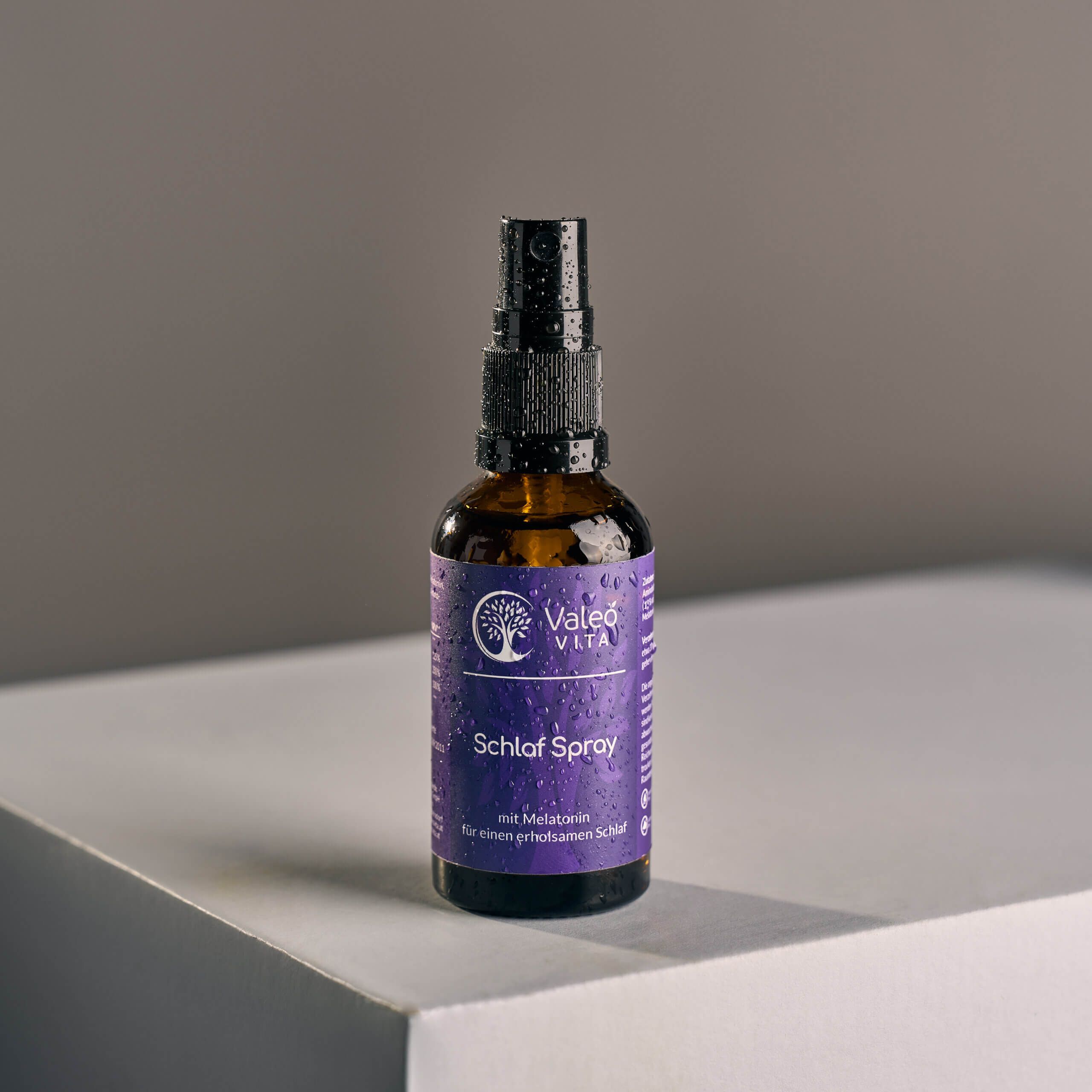 Valeo Vita® Schlaf Spray – Melatonin-Spray zur Verkürzung der Einschlafzeit