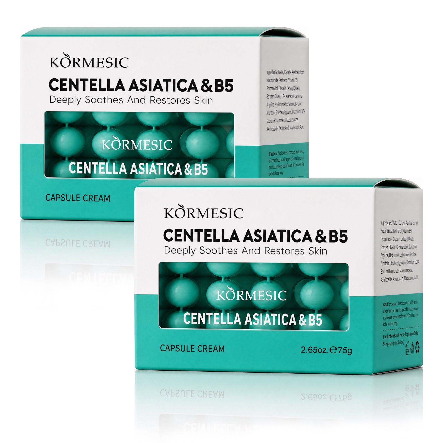 KORMESIC Gesichtscreme Centella Asiatica B5 Kapselcreme Beruhigend