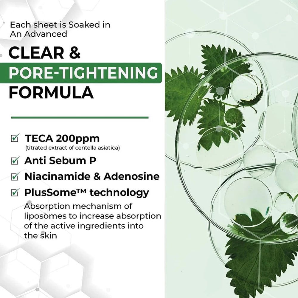 CENTELLIAN24 Madeca Lab Mask Pore Tightening – porenstraffende Tuchmaske mit TECA und Niacinamid