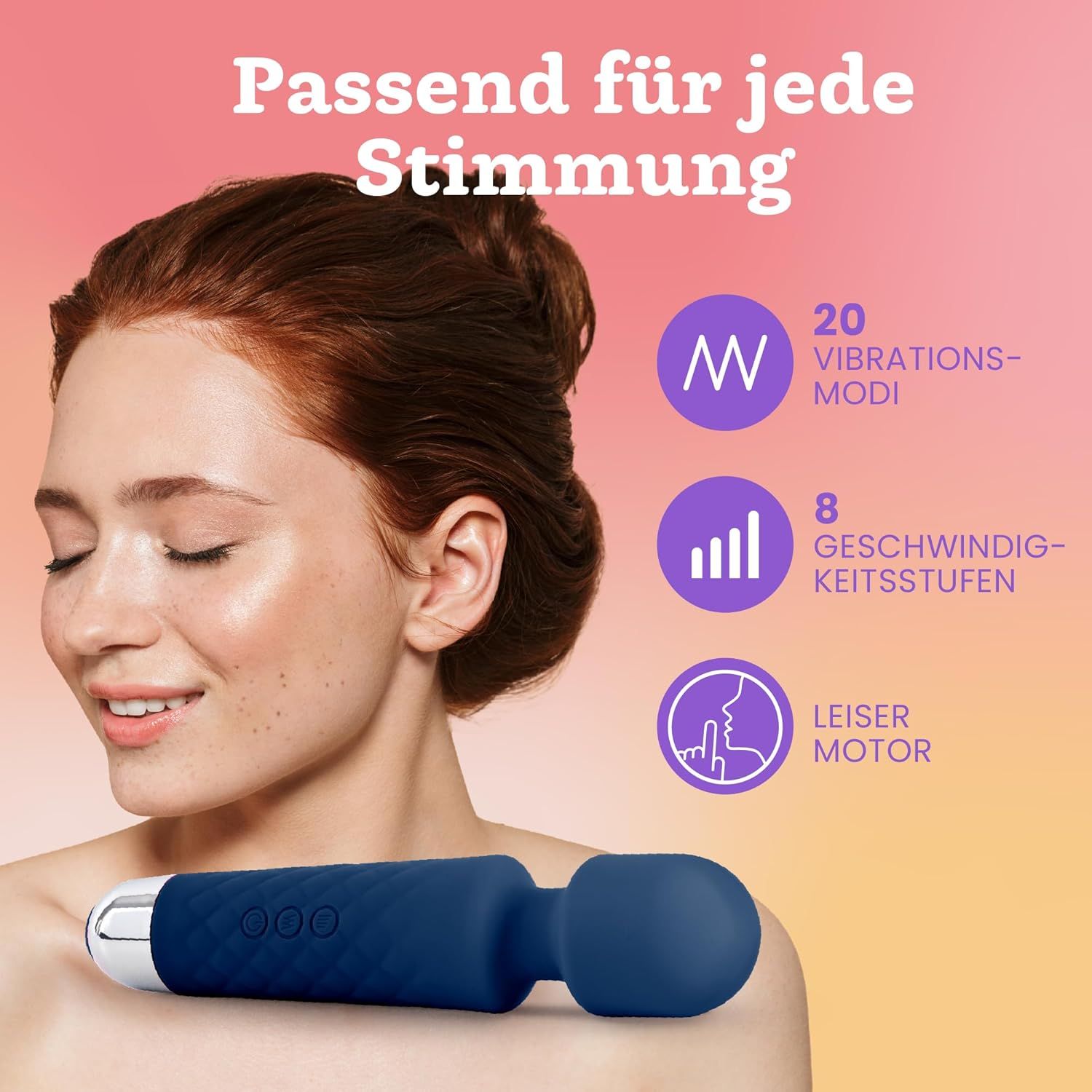 Oliver James Vibrator für Frauen - Leise & Leistungsstark Mitternachtssaphir