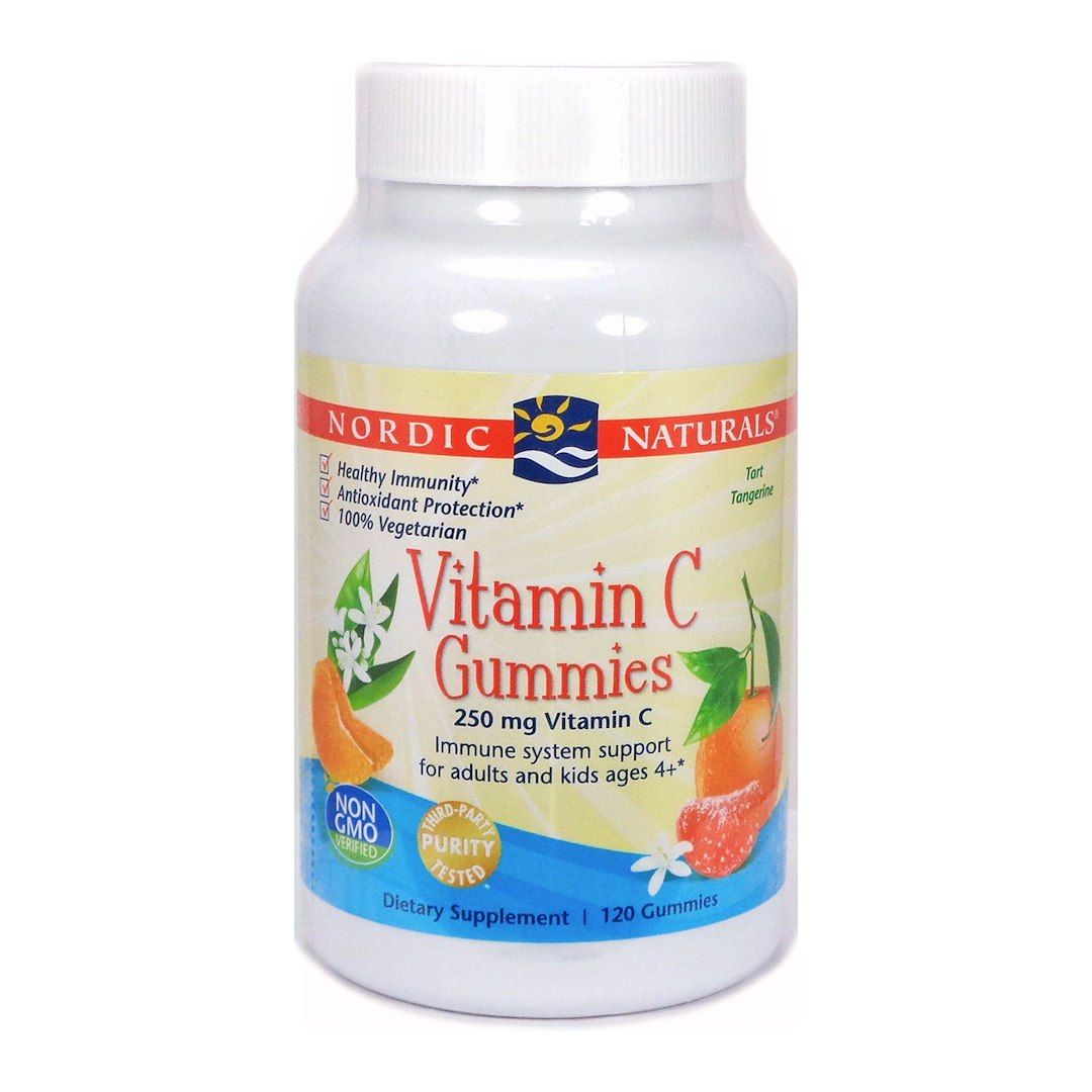NORDIC NATURALS Vitamin-C-Gummibärchen, 250 mg Mandarine