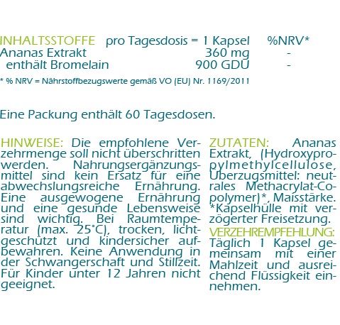 Vitalsee MONOZYM BROMELAIN