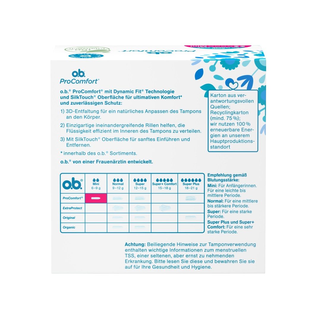 O.B. - Tampons "ProComfort Mini"