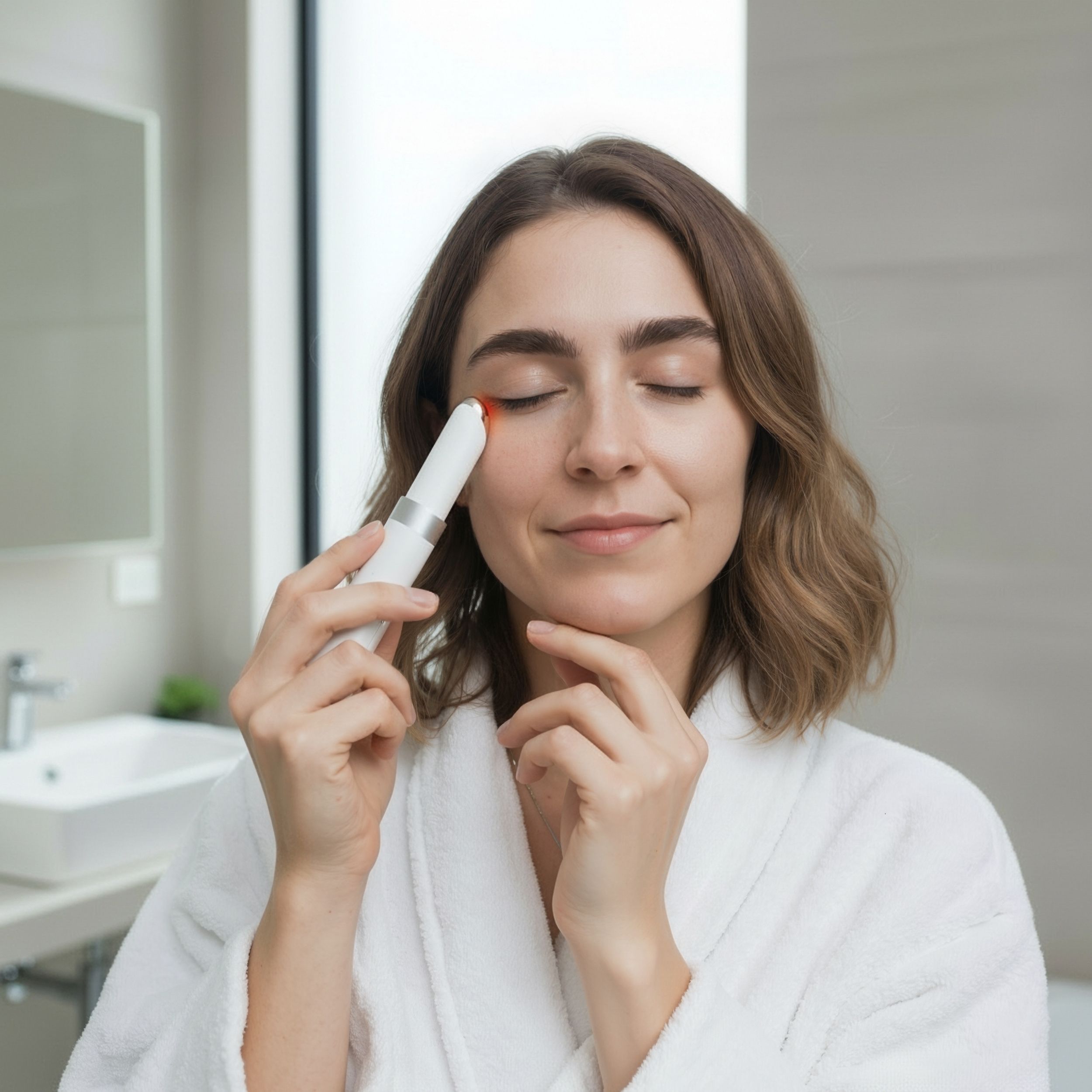 Glow- & Augenpflege-Box – Professionelle LED-Maske, EMS-Augen-Anti-Aging-Gerät