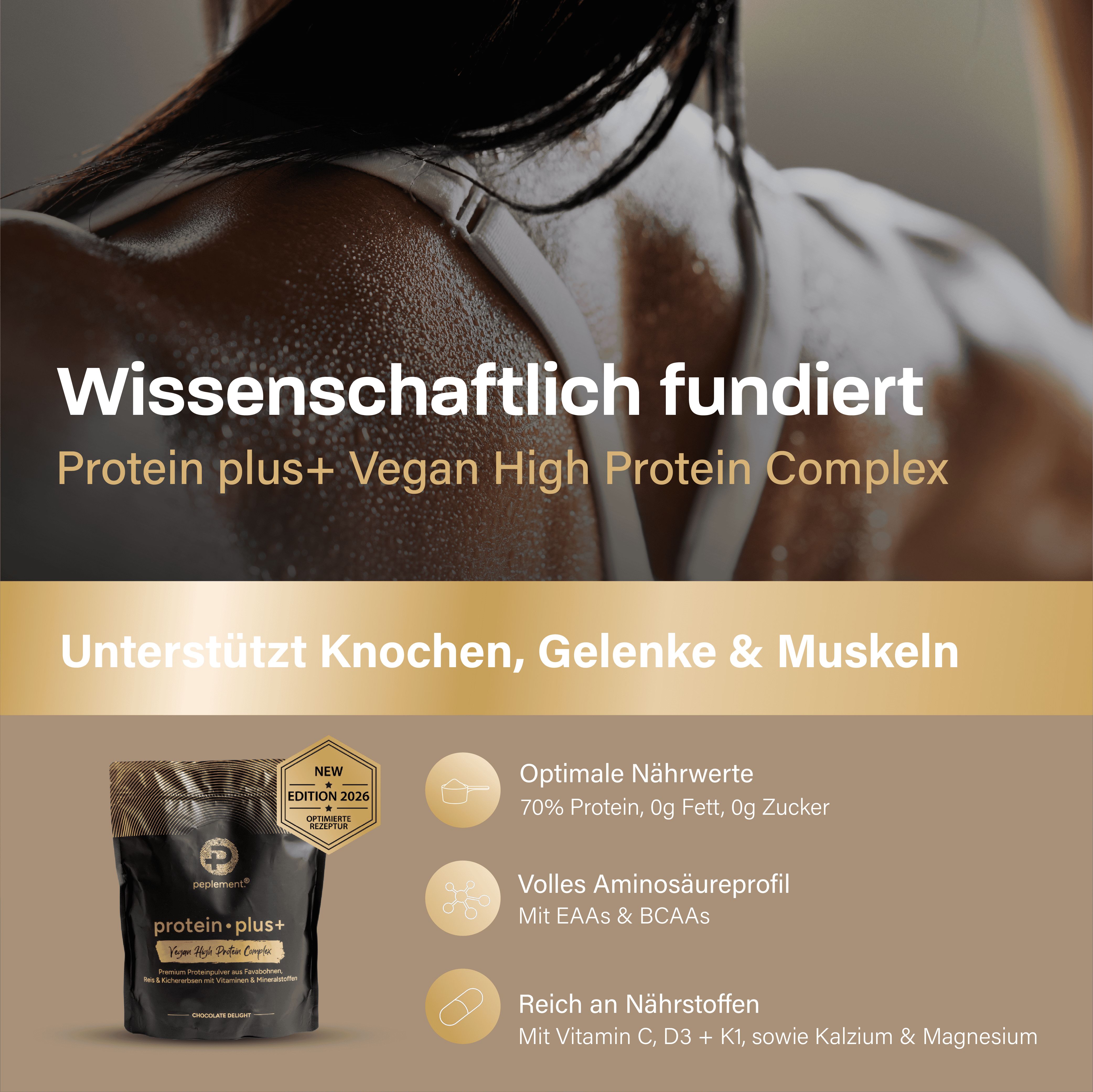 peplement Veganes Premium-Protein (Schoko Geschmack)