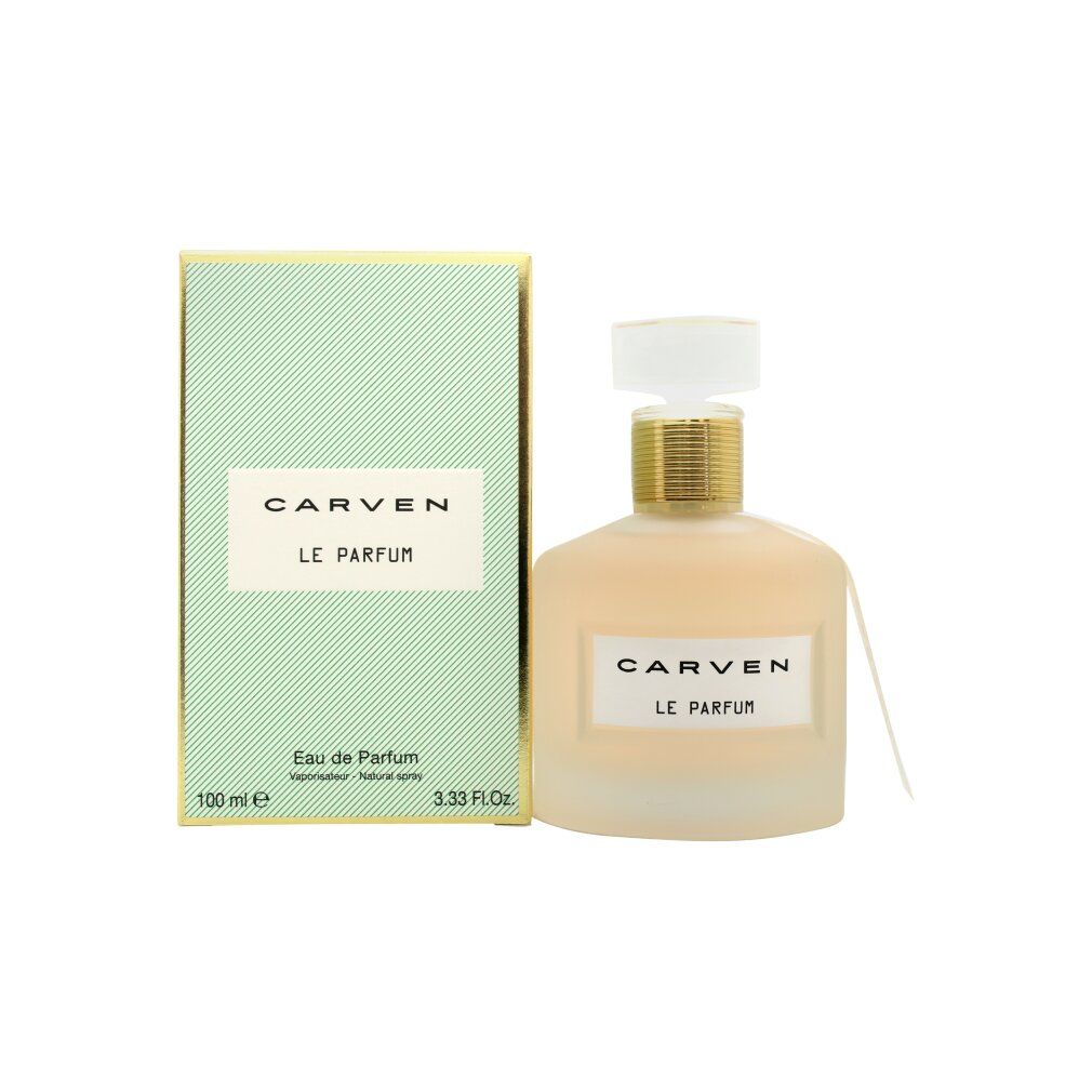 Carven Le Parfum Eau de Parfum Spray 100ml mit mintgrüner Verpackung.