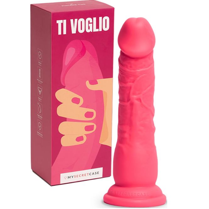 MySecretCase realistischer Saugnapf-Dildo 13 cm