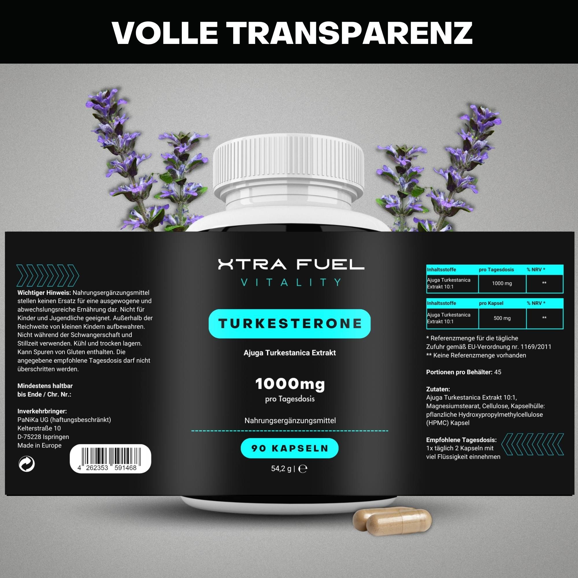 XTRA FUEL Turkesterone Kapseln