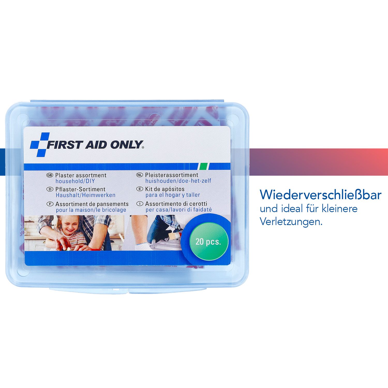 First Aid Only Pflasterbox Haushalt/Heimwerken