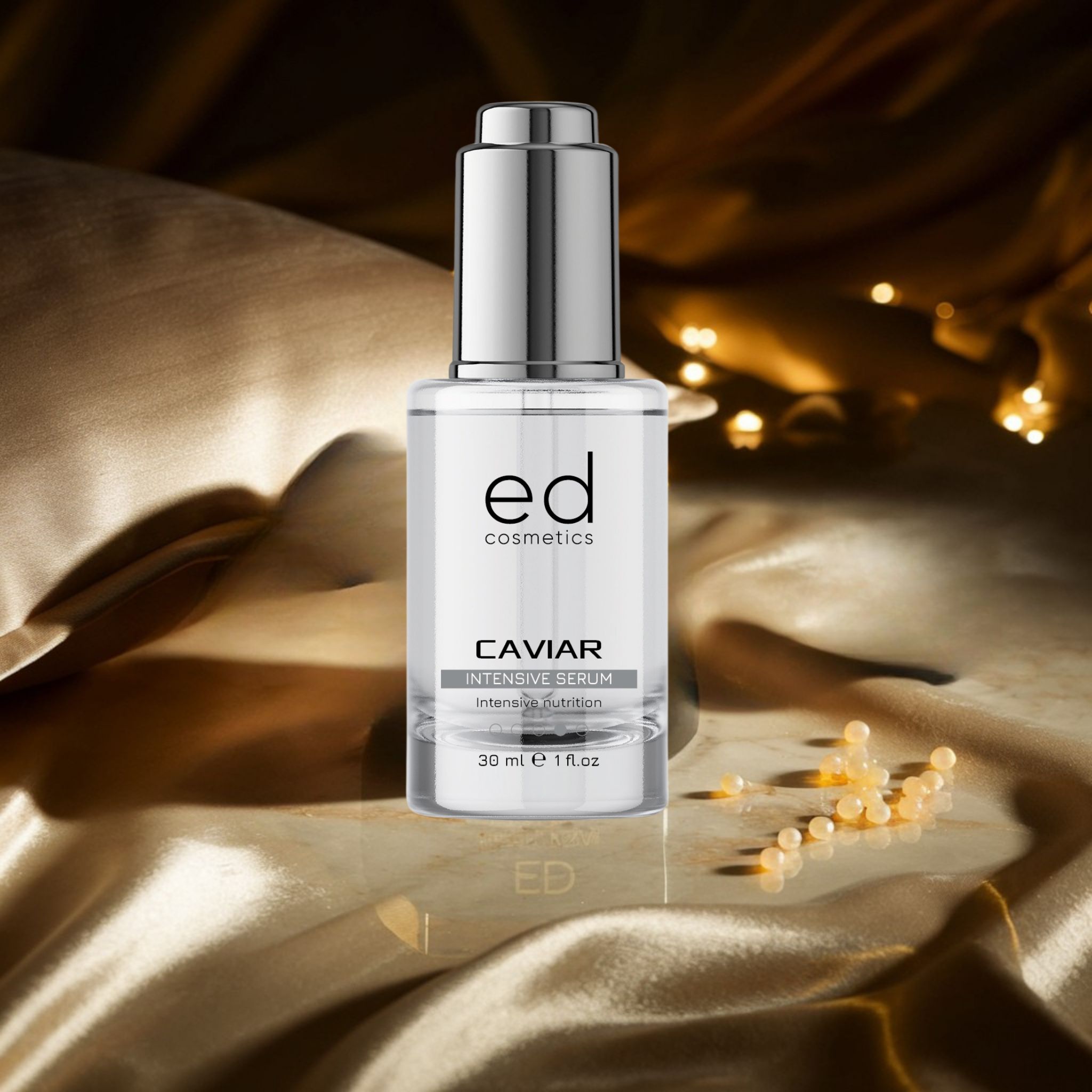 ED COSMETICS Caviar Intensiv Serum– regenerierendes  KONZENTRAT zur Pflege reifer und trockener Haut