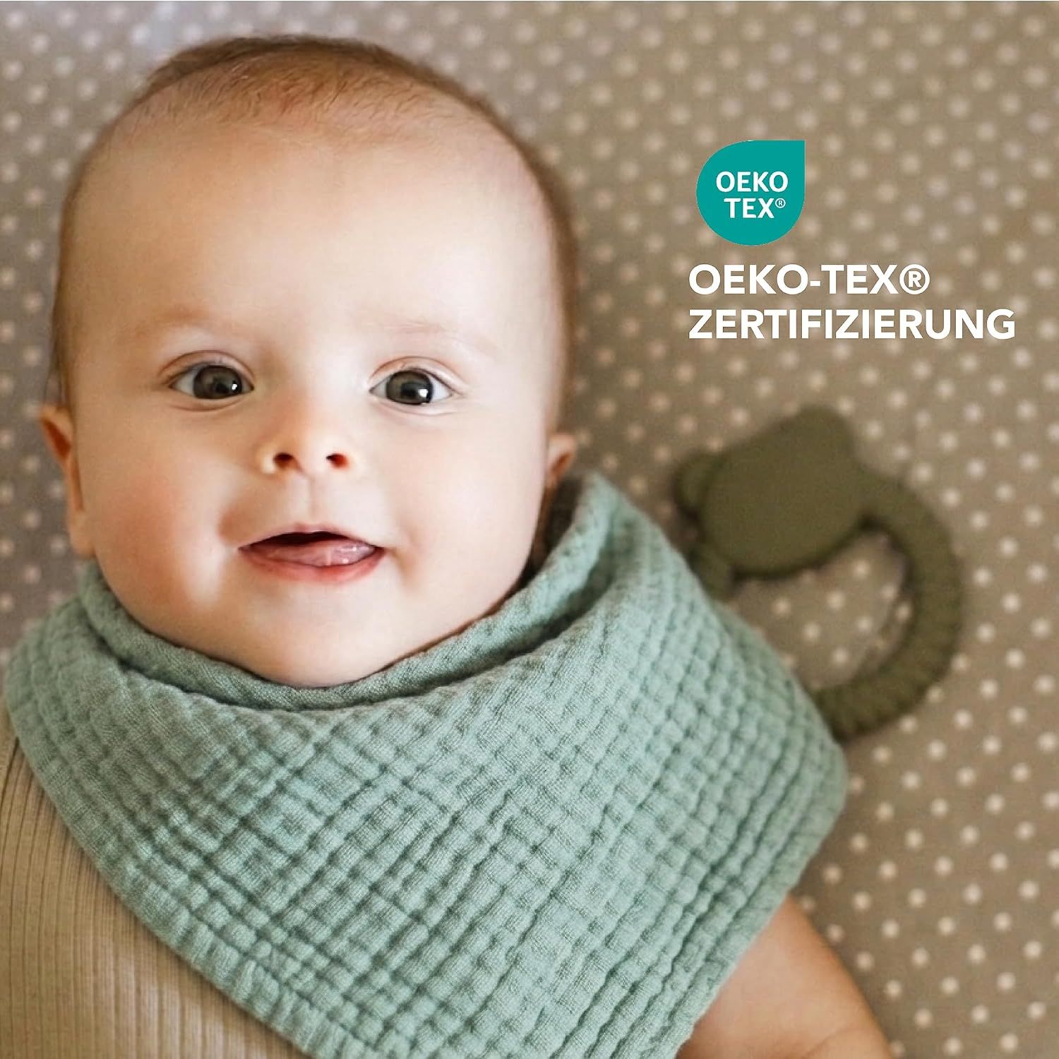 Kikido Mullwindeln Baby 100% Baumwolle