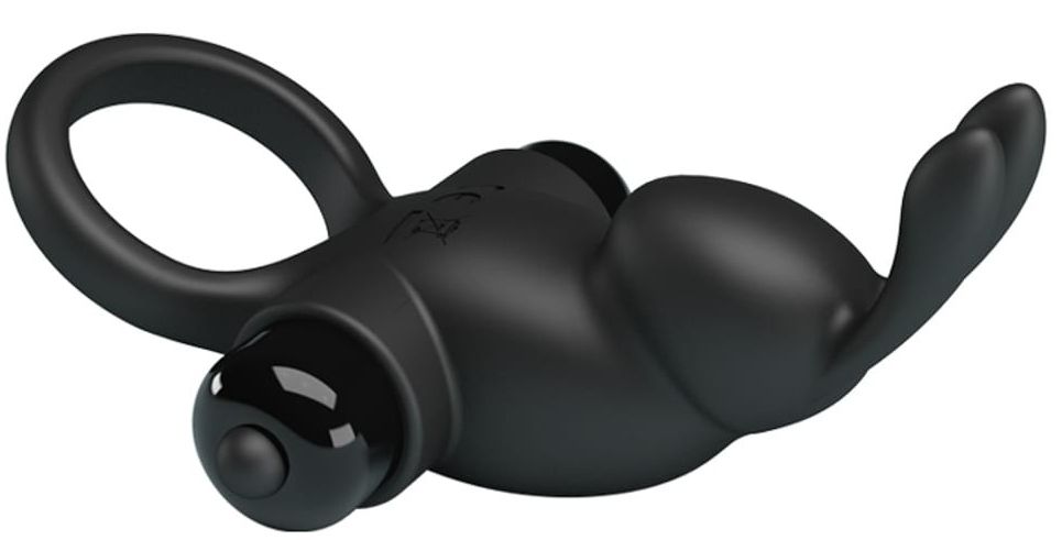 Pretty Love Cockring Rabbit Schwarz