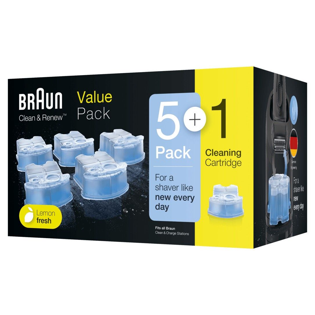 3er Packung Braun CCR 5+1 Reinigungskartuschen