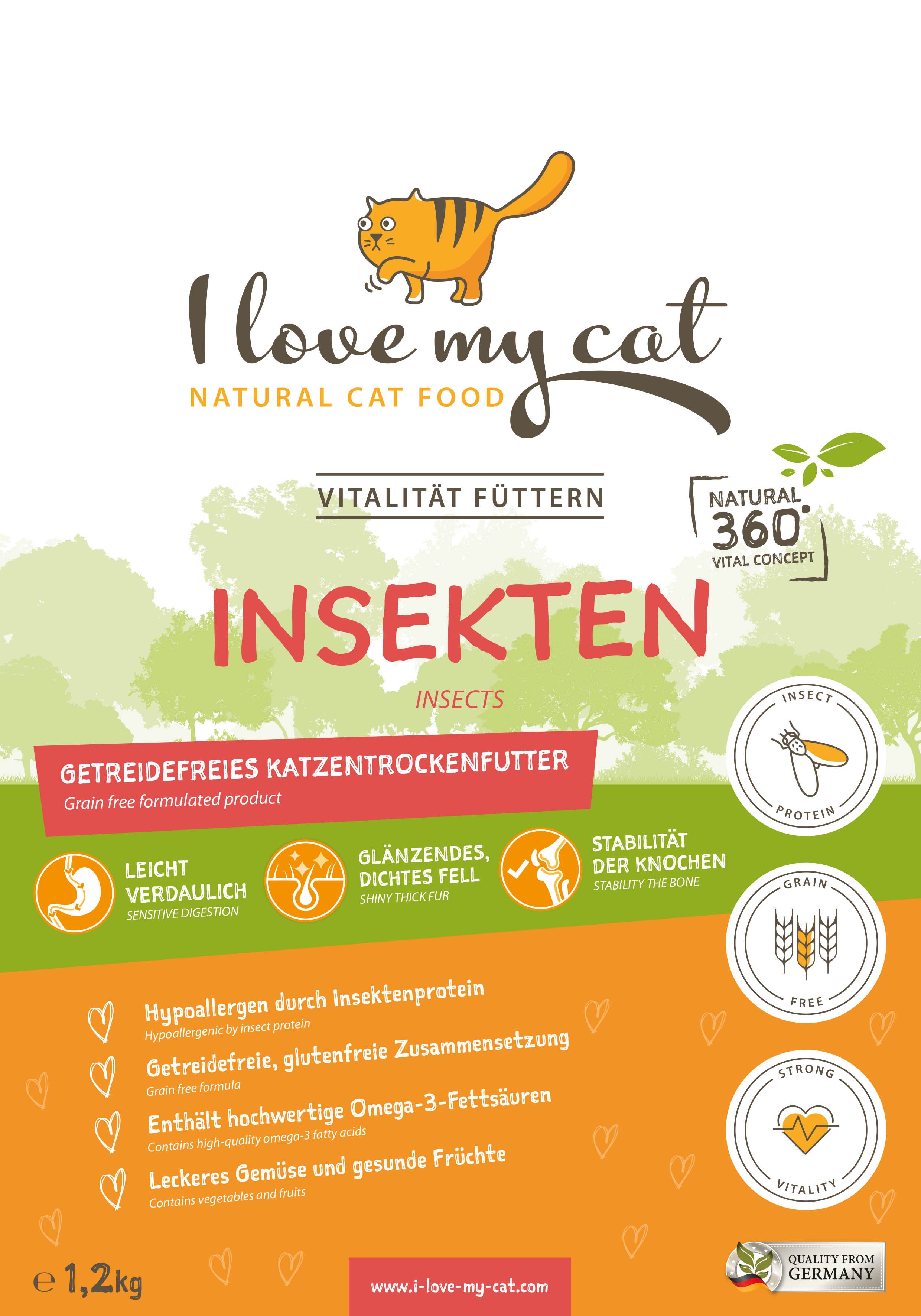 I love my cat Sparset für Katzen mit Futtermittelallergie
