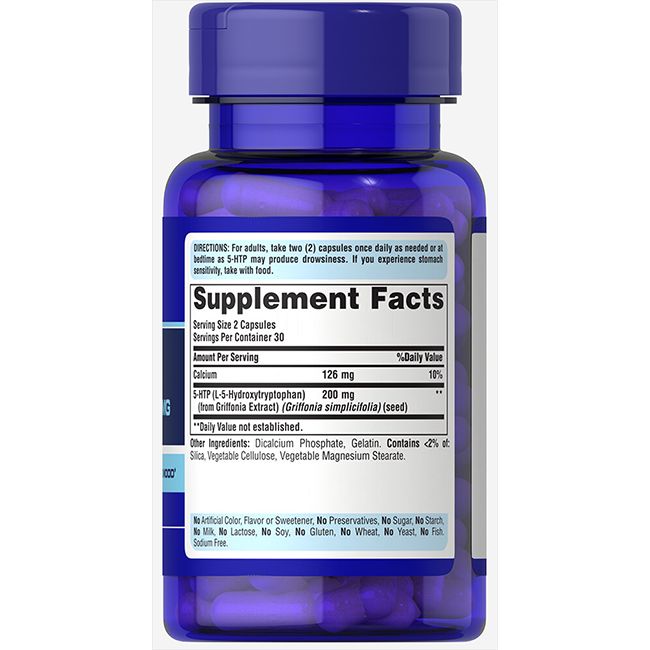Puritan's Pride 5-HTP (Hydroxytryptophan) 100 mg