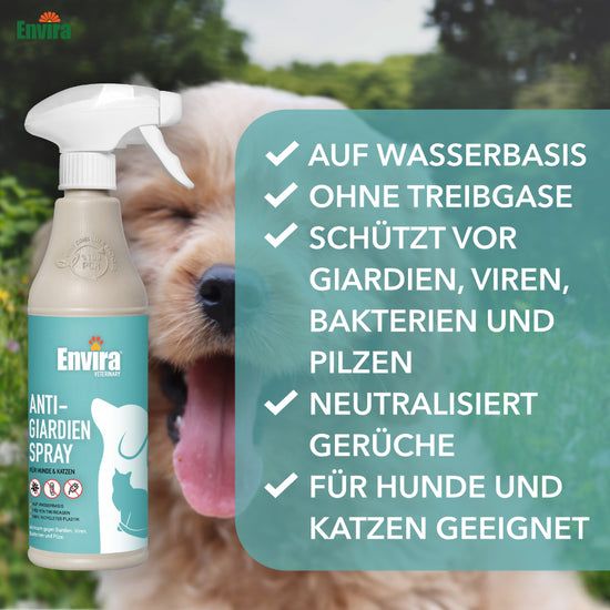 Envira Anti-Giardien Spray für Hunde & Katzen