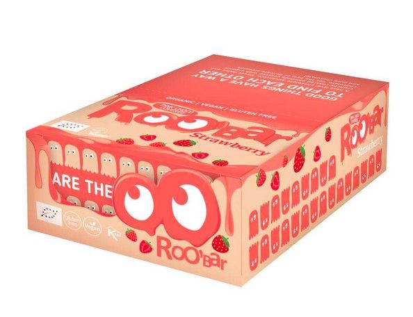 Roobar Energie Riegel Erdbeere Vorratspack