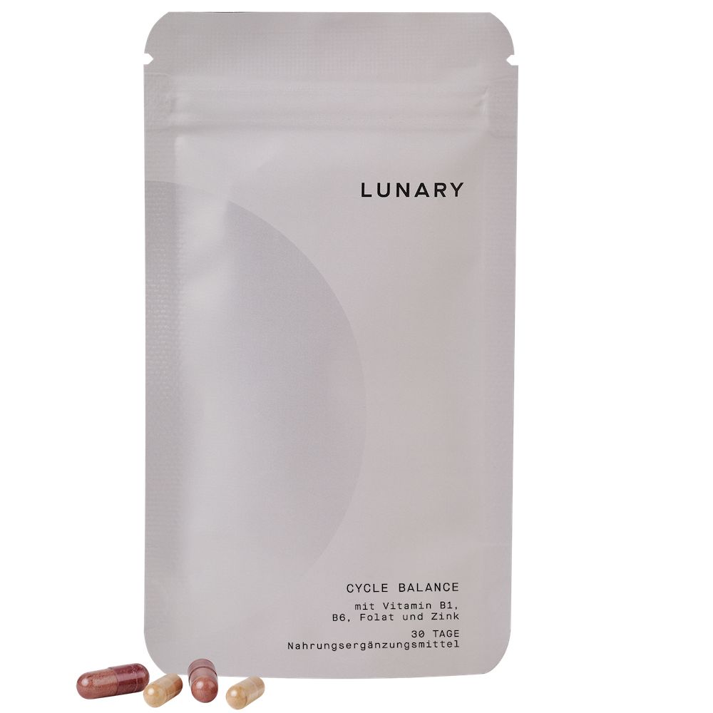 LUNARY Cycle Balance Boost - für einen natürlichen Zyklus, mit Eisen, Vitamin C, Folsäure