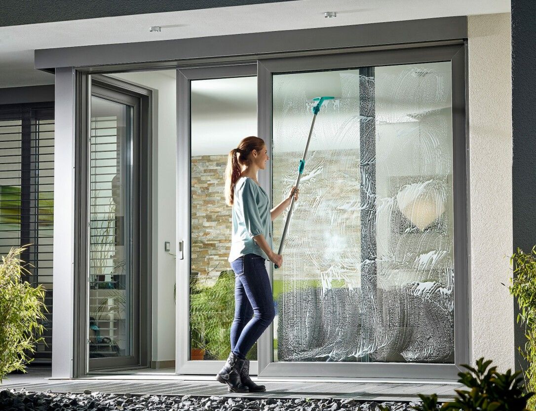 Leifheit Fensterabzieher Window Slider XL Telescope 200 cm (51521)